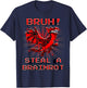 Bruh Cursed Dragon Cannelloni Brainrot for Boys Kids Teens T-Shirt - T-Shirt | Navy