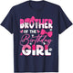 Brother of The Birthday Girl Cat Kitty Family Matching T-Shirt - T-Shirt | Navy