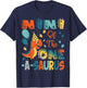 Nini Of The One-A-Saurus 2Nd Birthday Dinosaur Party T-Shirt - T-Shirt | Navy