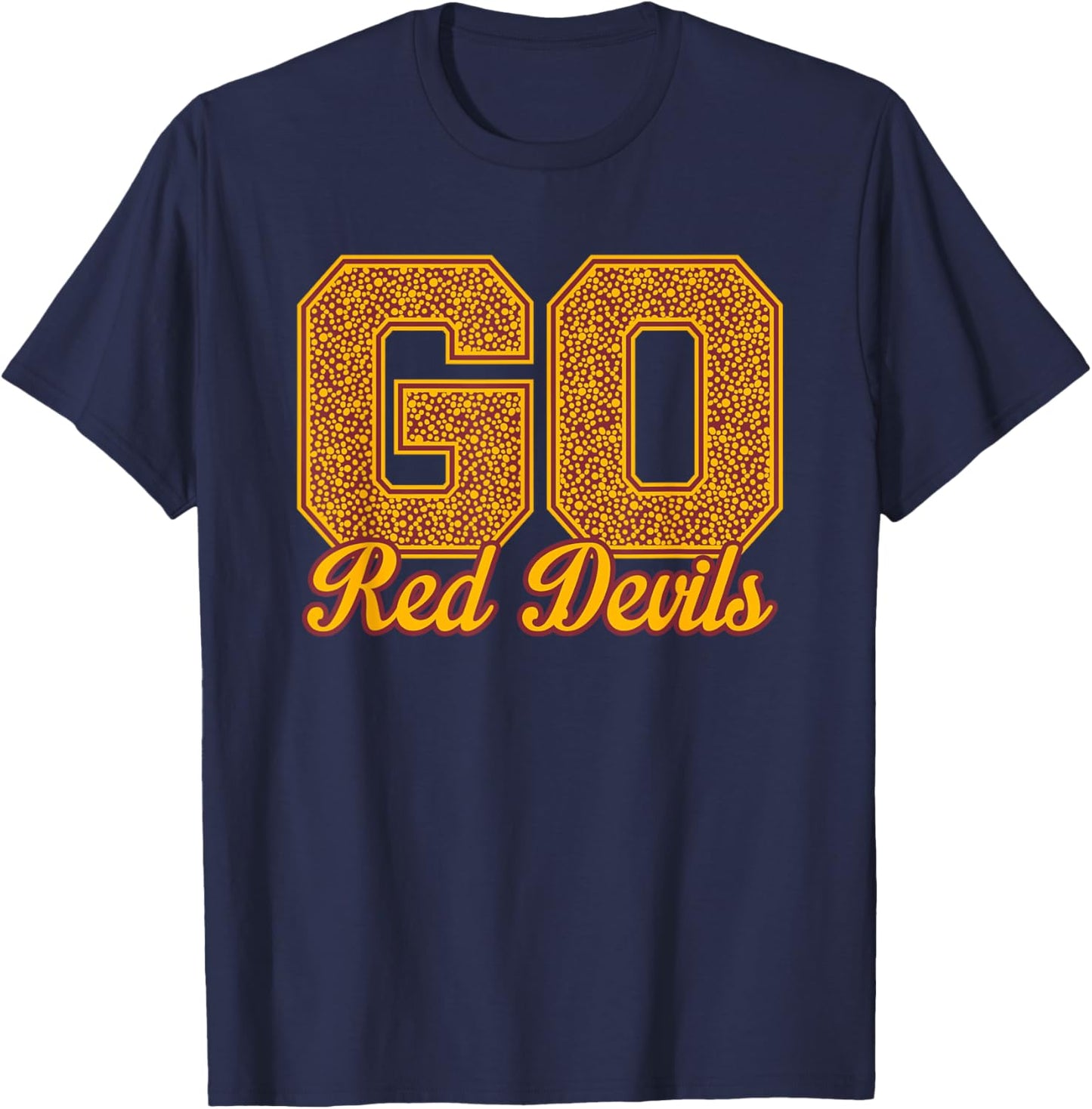 Russell Red Devils GO! School Pride T-Shirt - T-Shirt | Navy