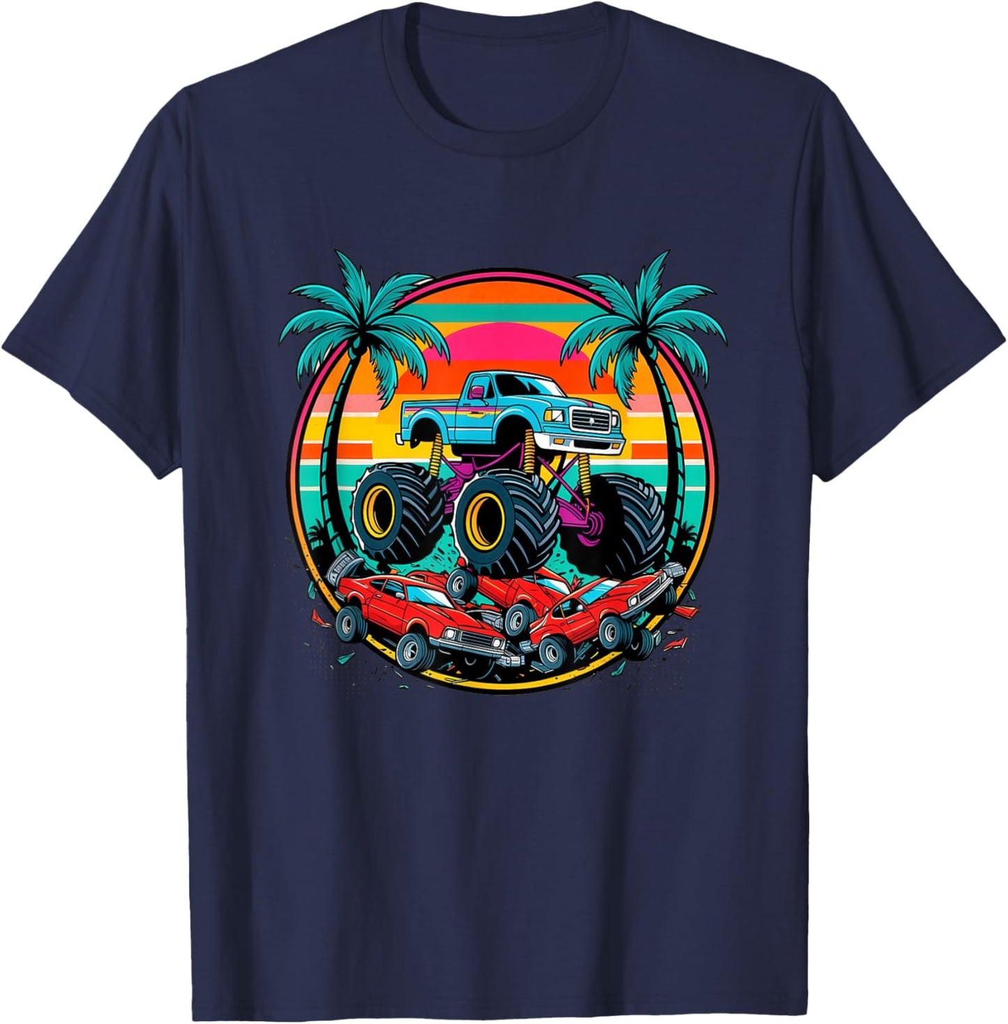 Monster Truck Monster Truck Jam T-Shirt - T-Shirt | Navy