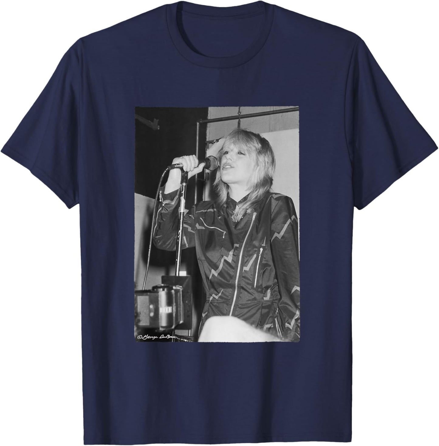 Marianne Faithfull Live By George DuBose T-Shirt - T-Shirt | Navy