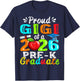 Proud Gigi of 2026 Pre-K Graduate Mothers Day Graduation T-Shirt - T-Shirt | Navy