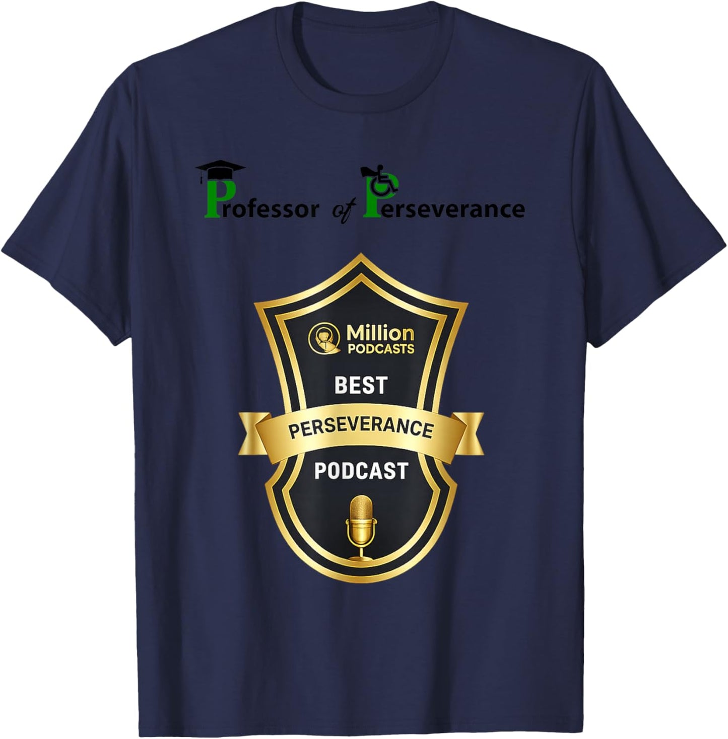 POP BearBall Perseverance Award T-Shirt - T-Shirt | Navy