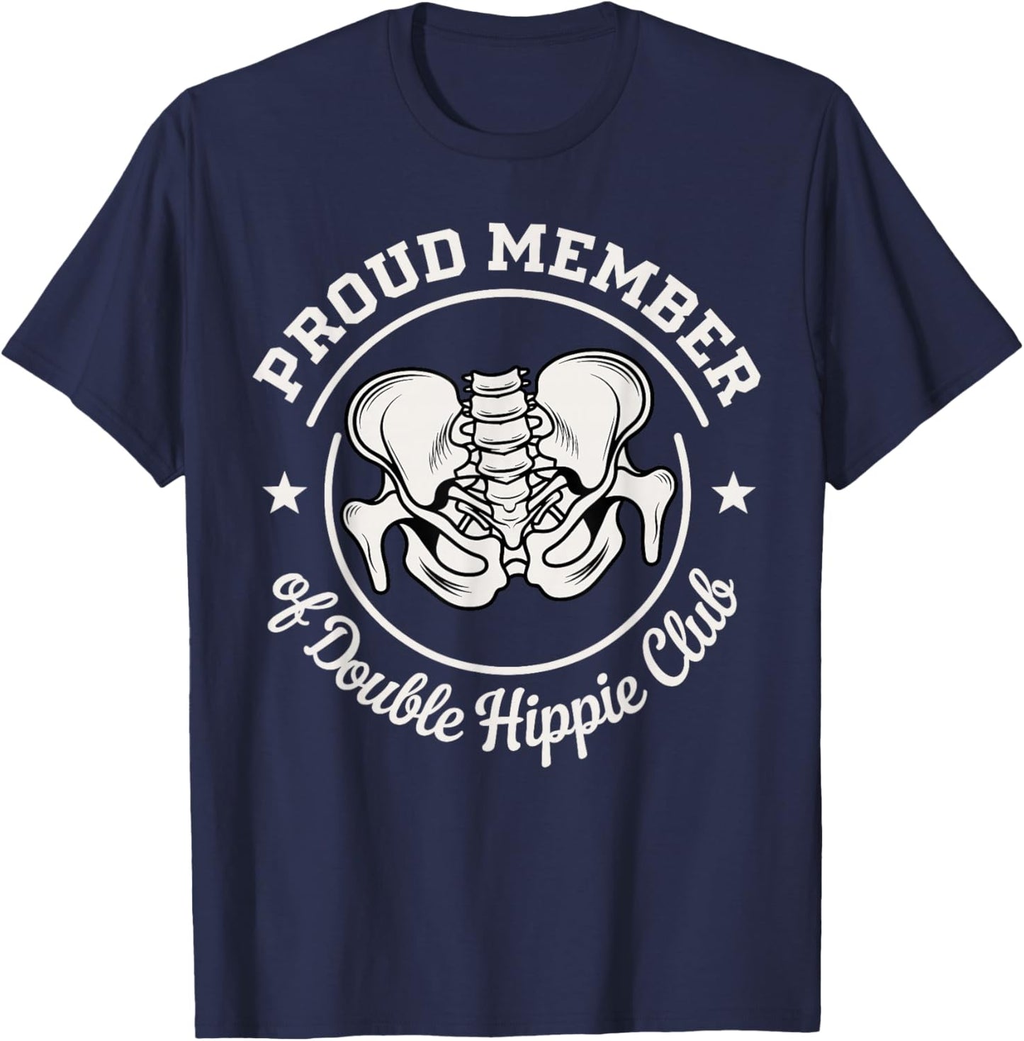 Funny Hip Surgery Women Hip Replacement Recovery T-Shirt - T-Shirt | Navy