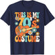 This Is My 70's Costume Women 1970s Party 70s Outfit Retro T-Shirt - T-Shirt | Navy