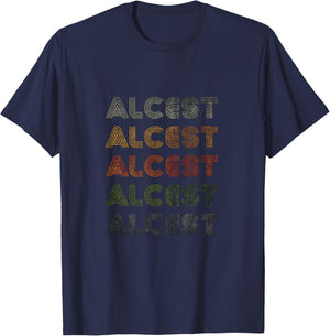 Love Heart Alcest Grunge Vintage Style Black Alcest T-Shirt - T-Shirt | Navy