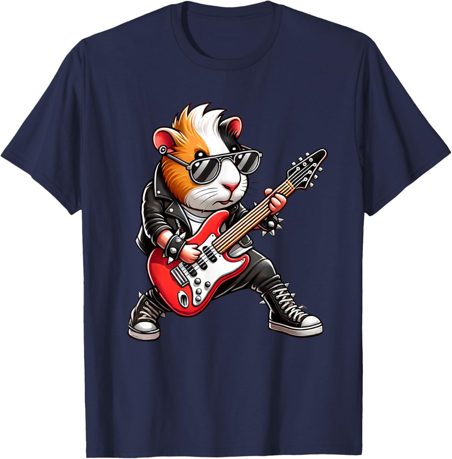 Concert Electric Guitar , Women, Kids T-Shirt - T-Shirt | Navy