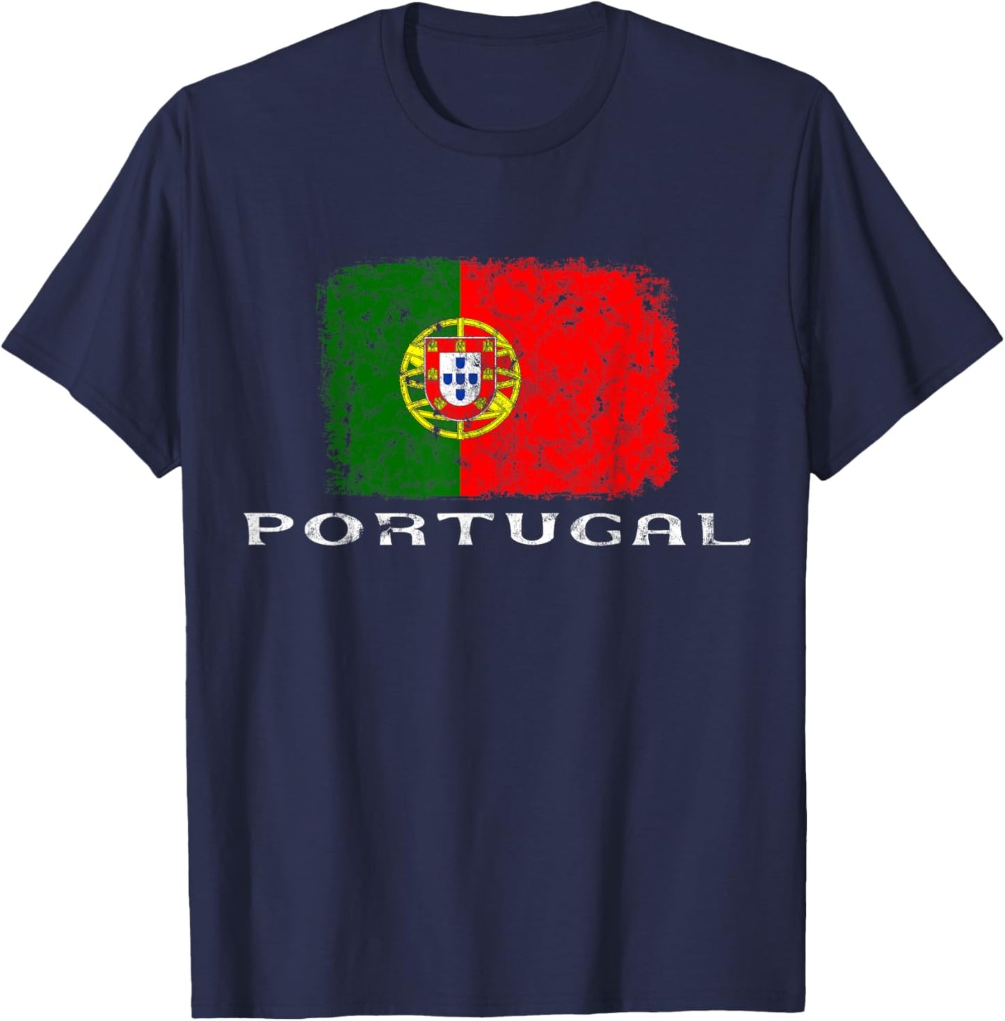 Portugal Flag, Portugal Travel, Portugal Vacation, Portugal T-Shirt - T-Shirt | Navy