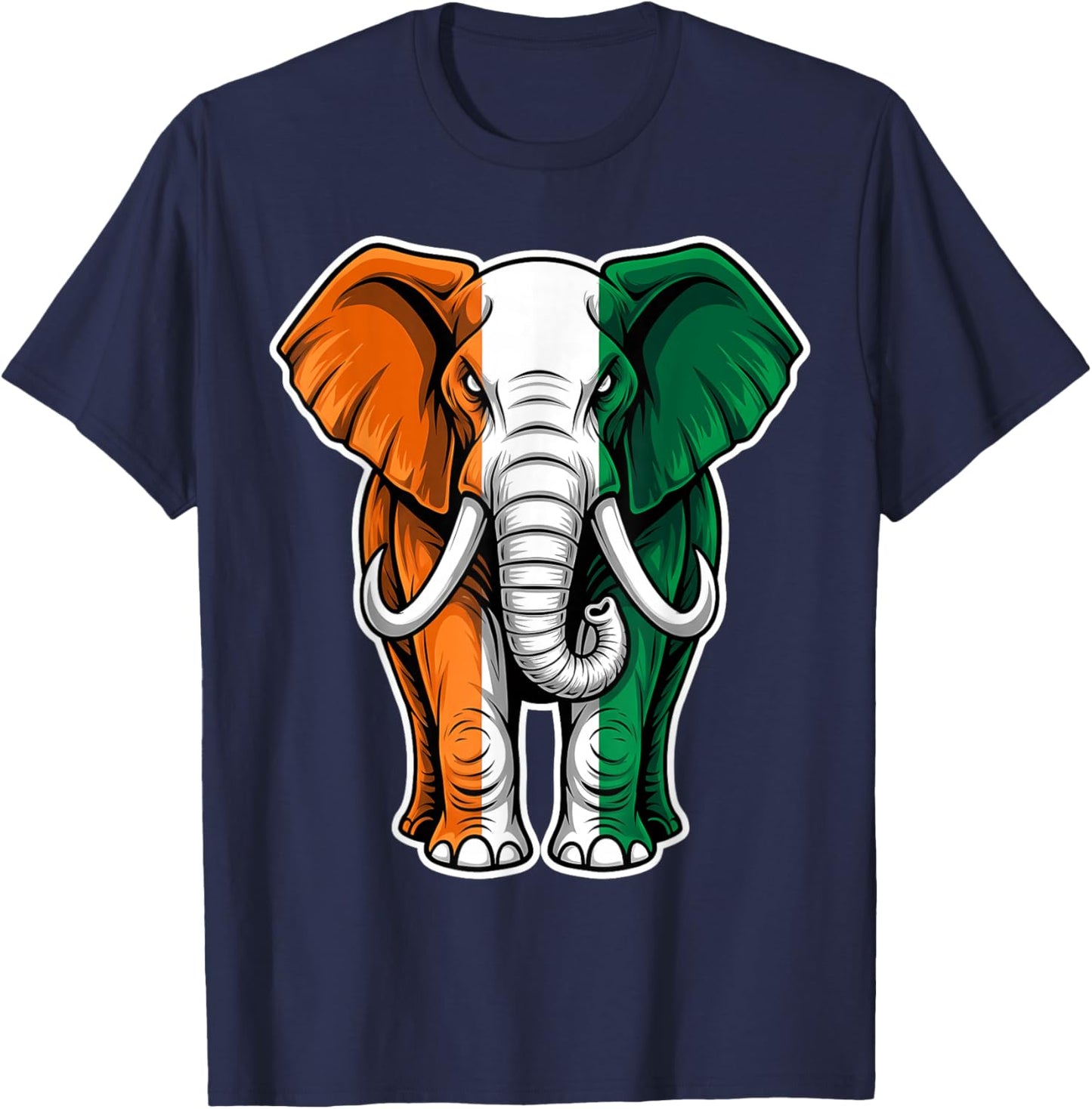 Ivory Coast Roots Ivorian Flag Cote D'Ivoire T-Shirt - T-Shirt | Navy
