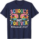 Groovy School's Out Forever Retirement 2027 Retired Teacher T-Shirt - T-Shirt | Navy