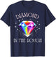 Diamond in The Rough – Inspirational Colorful Gem Design T-Shirt - T-Shirt | Navy
