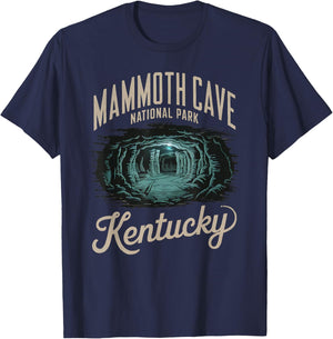 Explore Magnificent Mammoth Cave National Park Kentucky T-Shirt - T-Shirt | Navy