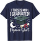 This is My I Graduated Pajama Graduation Design T-Shirt - T-Shirt | Navy