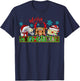 Merry Post Christmas Postal Worker Post Office Santa Hat T-Shirt - T-Shirt | Navy