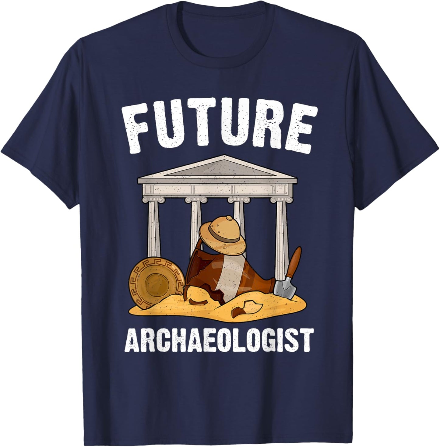 Future Archaeologist Design Women Kids Archaeology T-Shirt - T-Shirt | Navy
