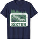 One Happy Sister Camper 1St Birthday Camping Bear T-Shirt - T-Shirt | Navy