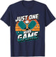 Pickleball Shirt Just One More Game Pickleball T-Shirt - T-Shirt | Navy
