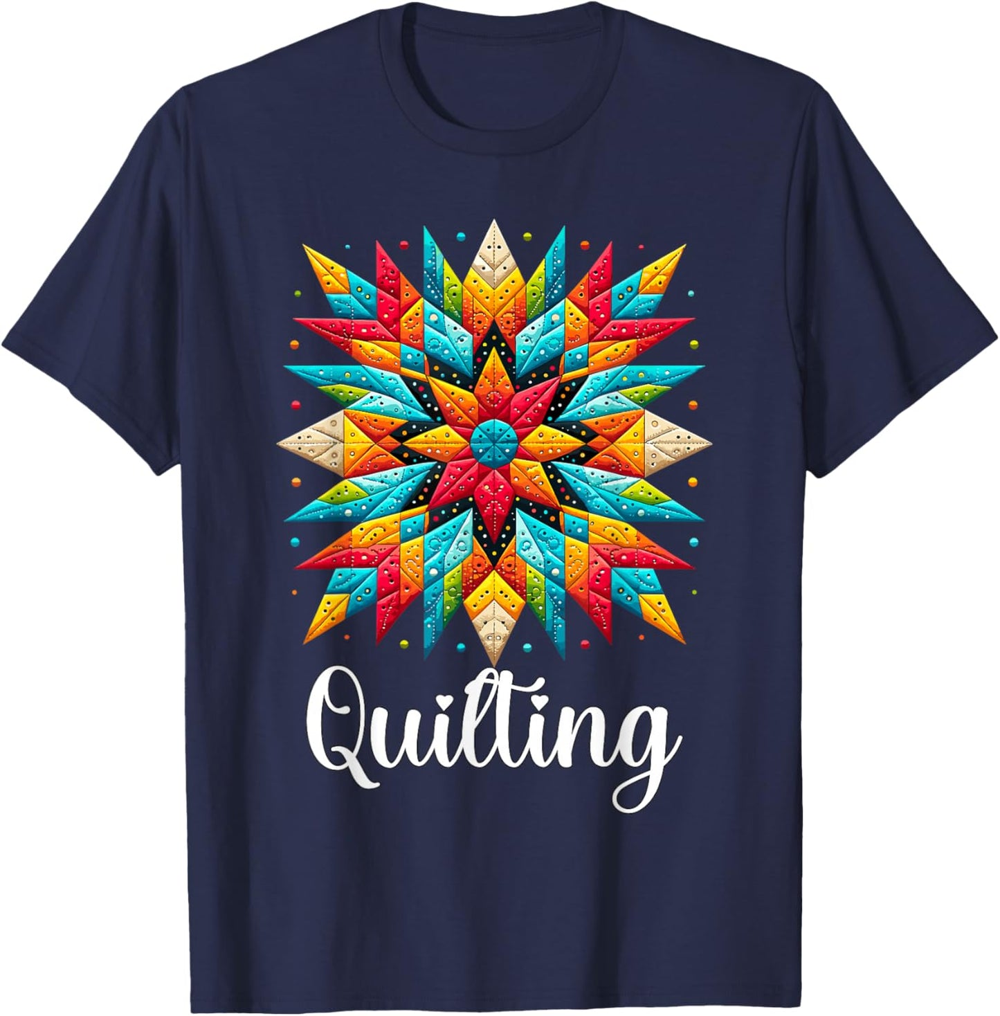 Quilting Quilter T-Shirt - T-Shirt | Navy