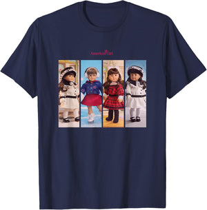 American Girl - Festive Fashion T-Shirt - T-Shirt | Navy