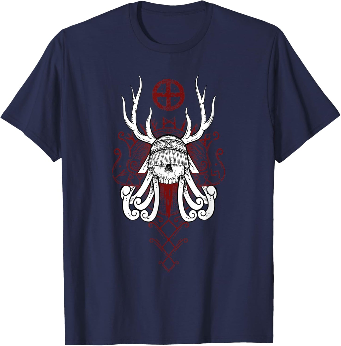 Heilung shaman shirt for viking T-Shirt - T-Shirt | Navy