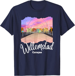 Curacao Willemstad T-Shirt - T-Shirt | Navy
