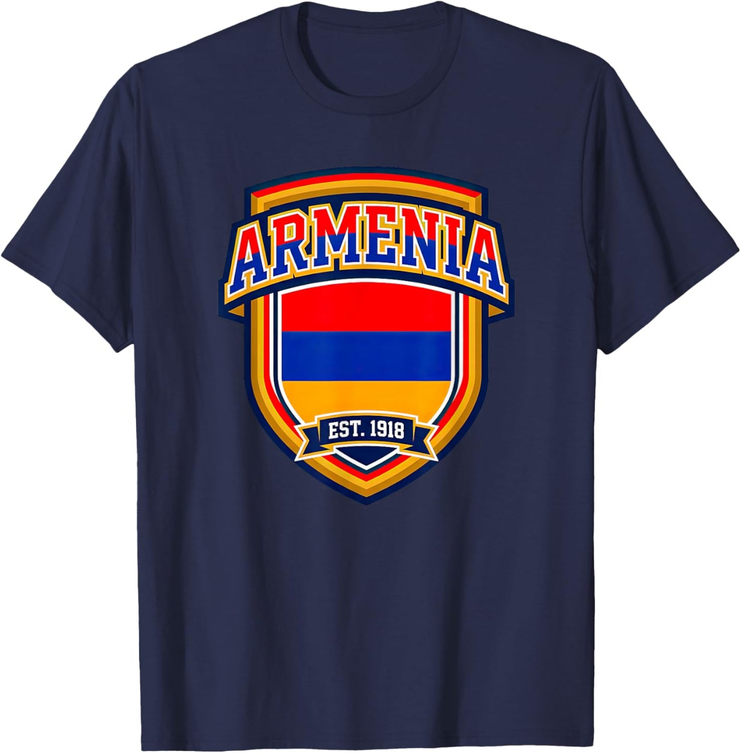 Armenia Souvenir Armenian Travel Graphic T-Shirt - T-Shirt | Navy
