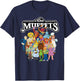 Disney The Muppets Stars of the Muppet Show Character Group T-Shirt - T-Shirt | Navy