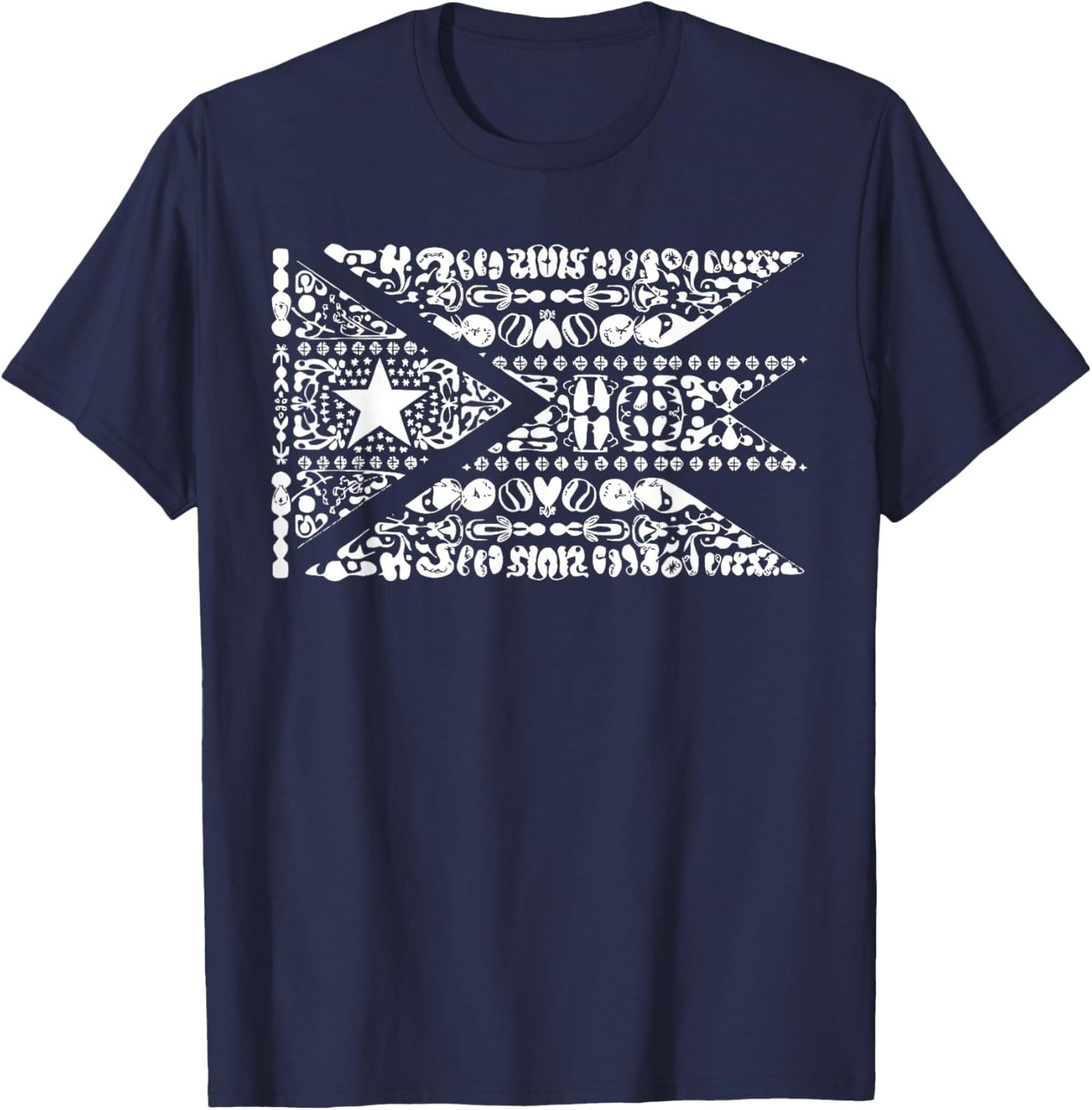 Taino Indian Puerto Rico Pride Boricua Puerto Rican T-Shirt - T-Shirt | Navy