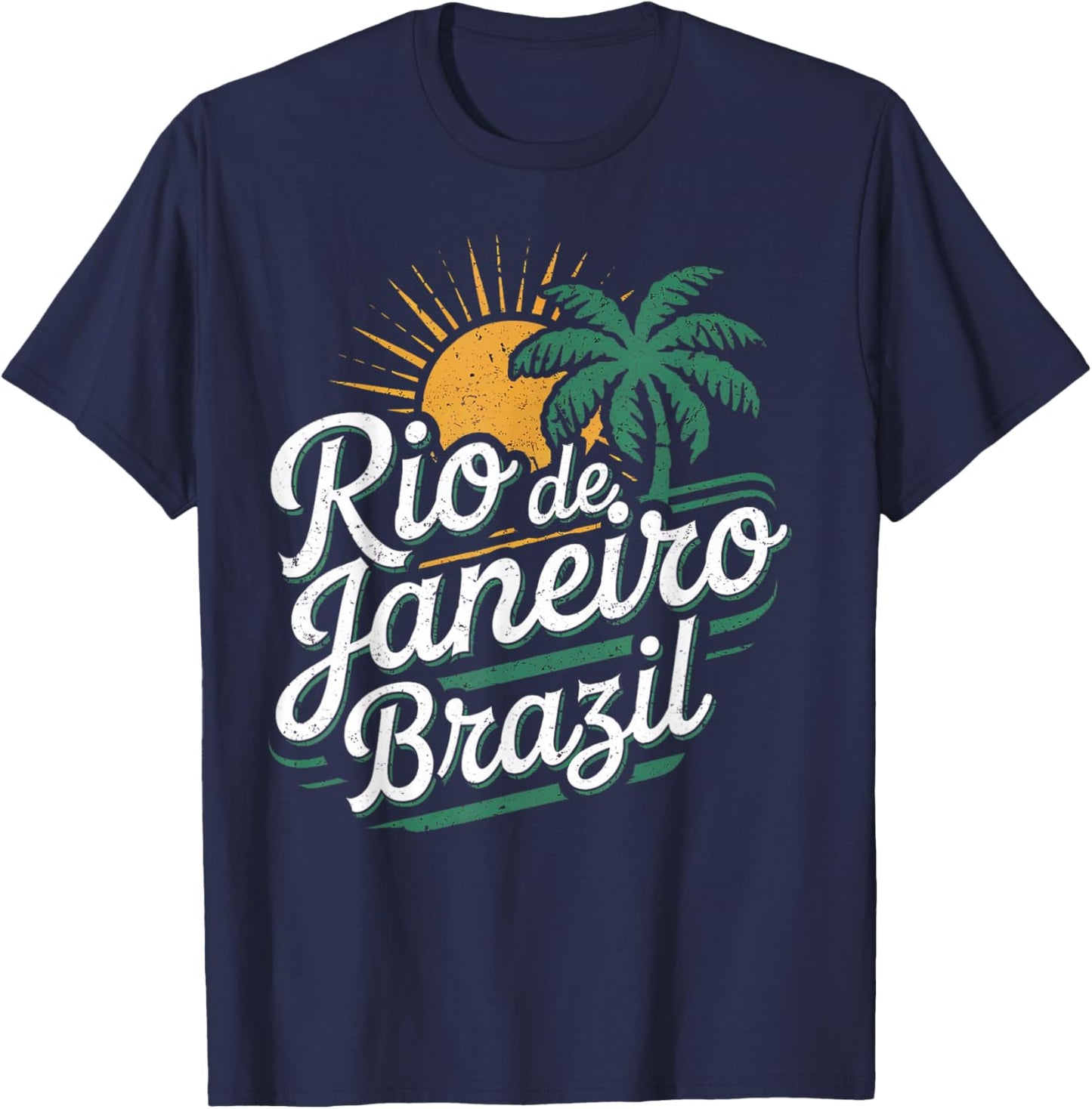 Rio de Janeiro Brazil Travel Vacation Souvenirs T-Shirt - T-Shirt | Navy