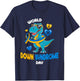 World Down Syndrome Day Trisomy 21 Awareness Dinosaur Funny T-Shirt - T-Shirt | Navy