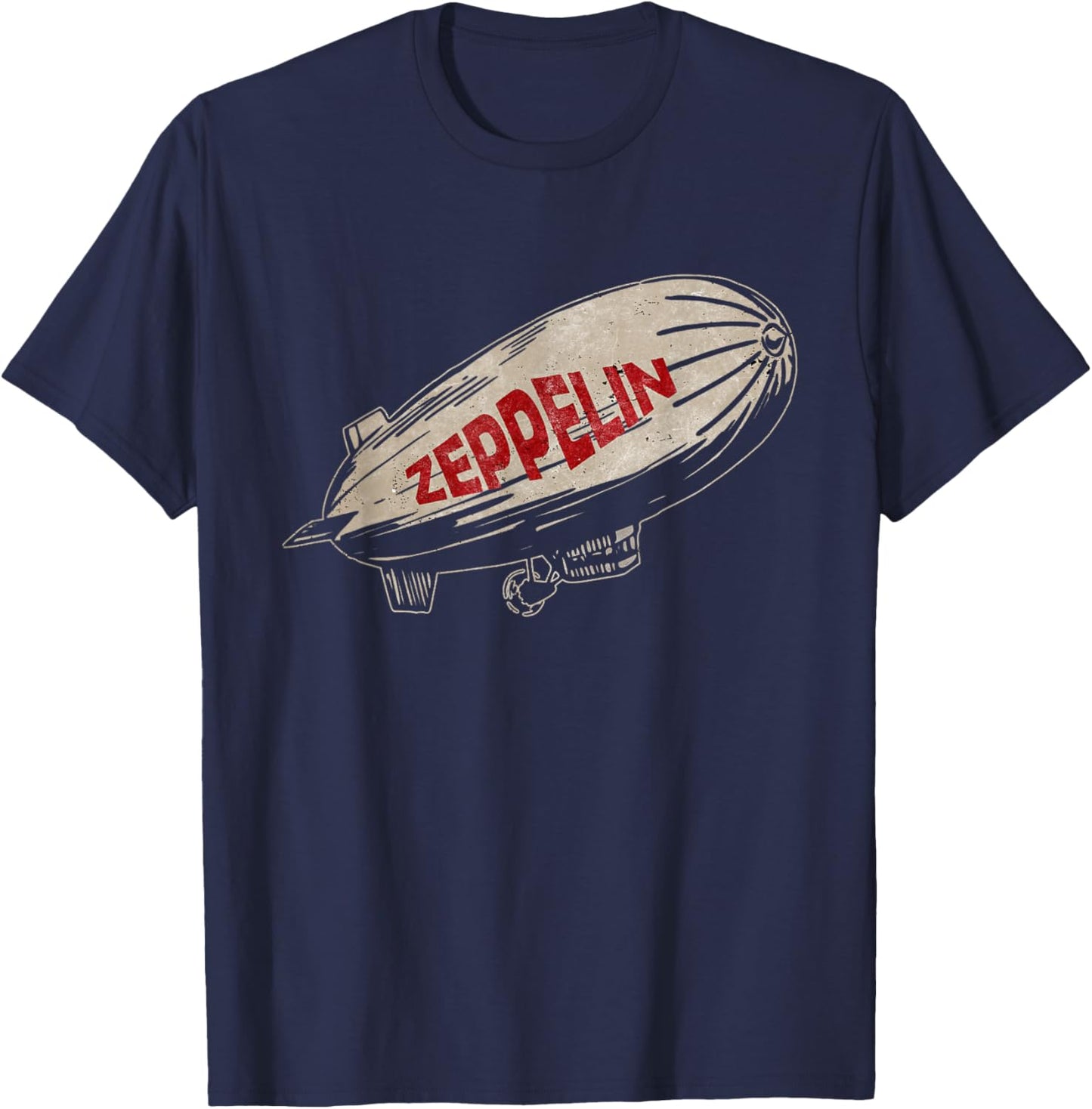 Love Zeppelin Proud Name Personalized Lovers Apparel Airship T-Shirt - T-Shirt | Navy