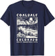 Coaldale, Colorado Mountain Wildnerness Nature Design T-Shirt - T-Shirt | Navy