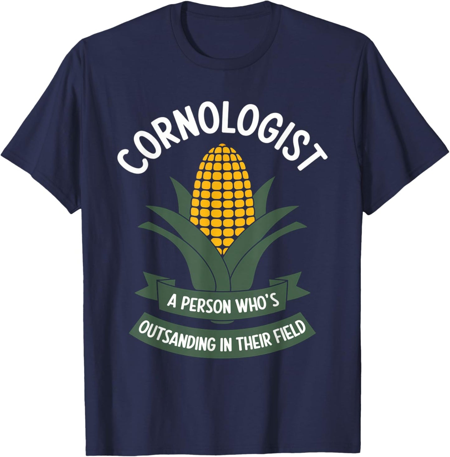 Funny Farming Saying Cornologist Definition Corn Farmer Men T-Shirt - T-Shirt | Navy