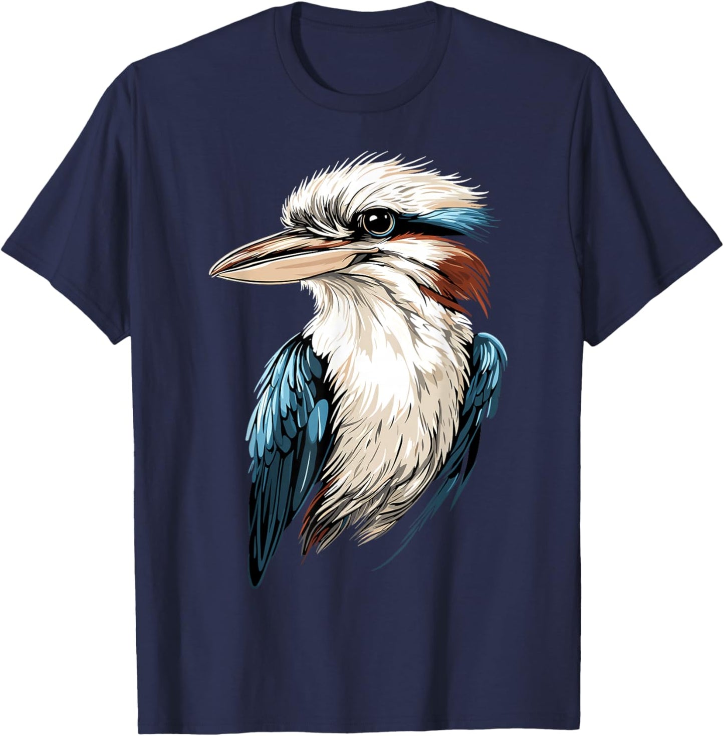 Kookaburra Bird Australien Birds Cute Laughing Kookaburra T-Shirt - T-Shirt | Navy