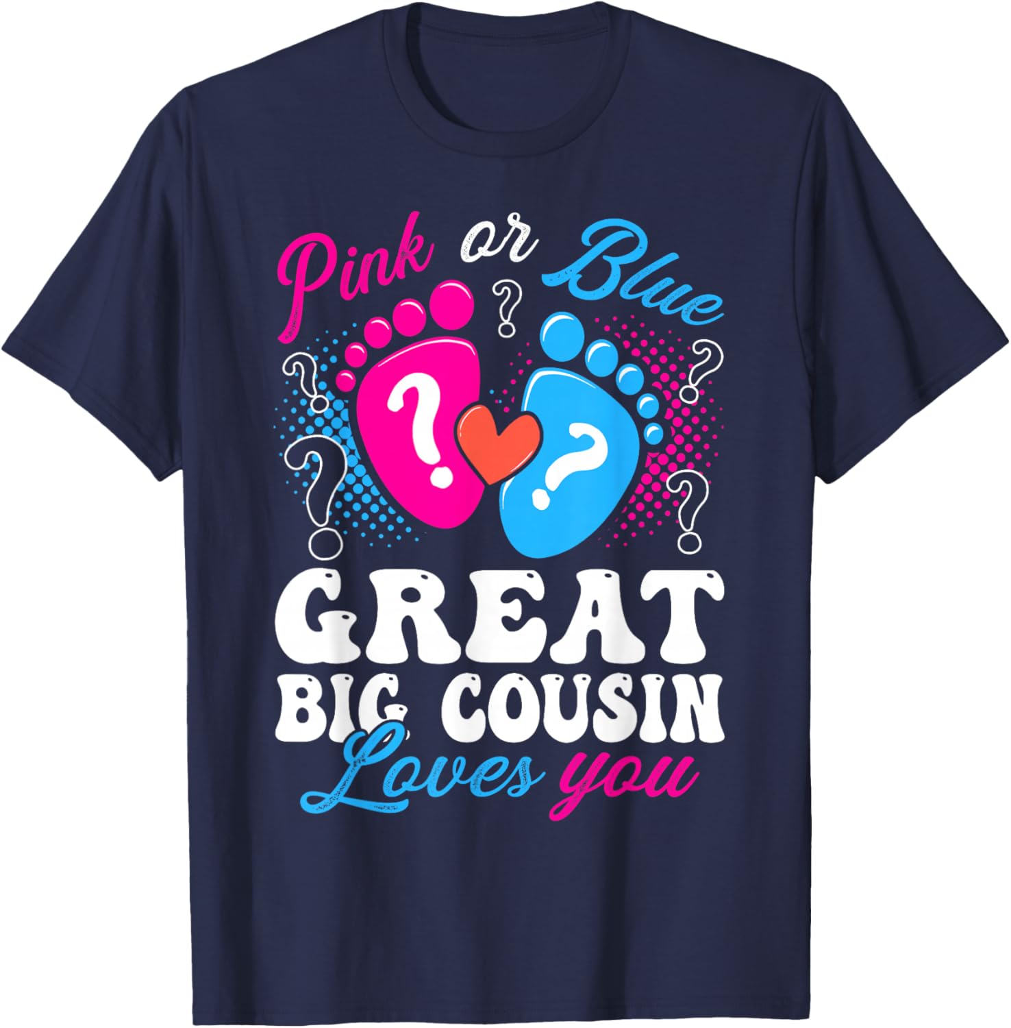 Gender Reveal T-Shirt - T-Shirt | Navy