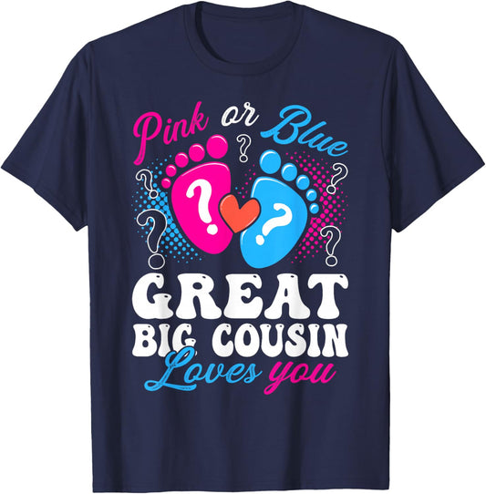 Gender Reveal T-Shirt - T-Shirt | Navy