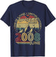 Vintage Anniversaire 18 Ans Cadeau Née en Juin 2008 T-Shirt - T-Shirt | Navy