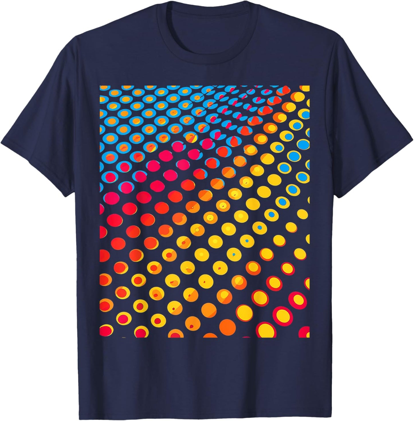 Abstract Pop T-Shirt - T-Shirt | Navy