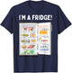 Funny Fridge Costume T-Shirt - T-Shirt | Navy