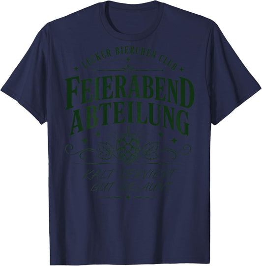 LECKER Bierchen Club T-Shirt - T-Shirt | Navy