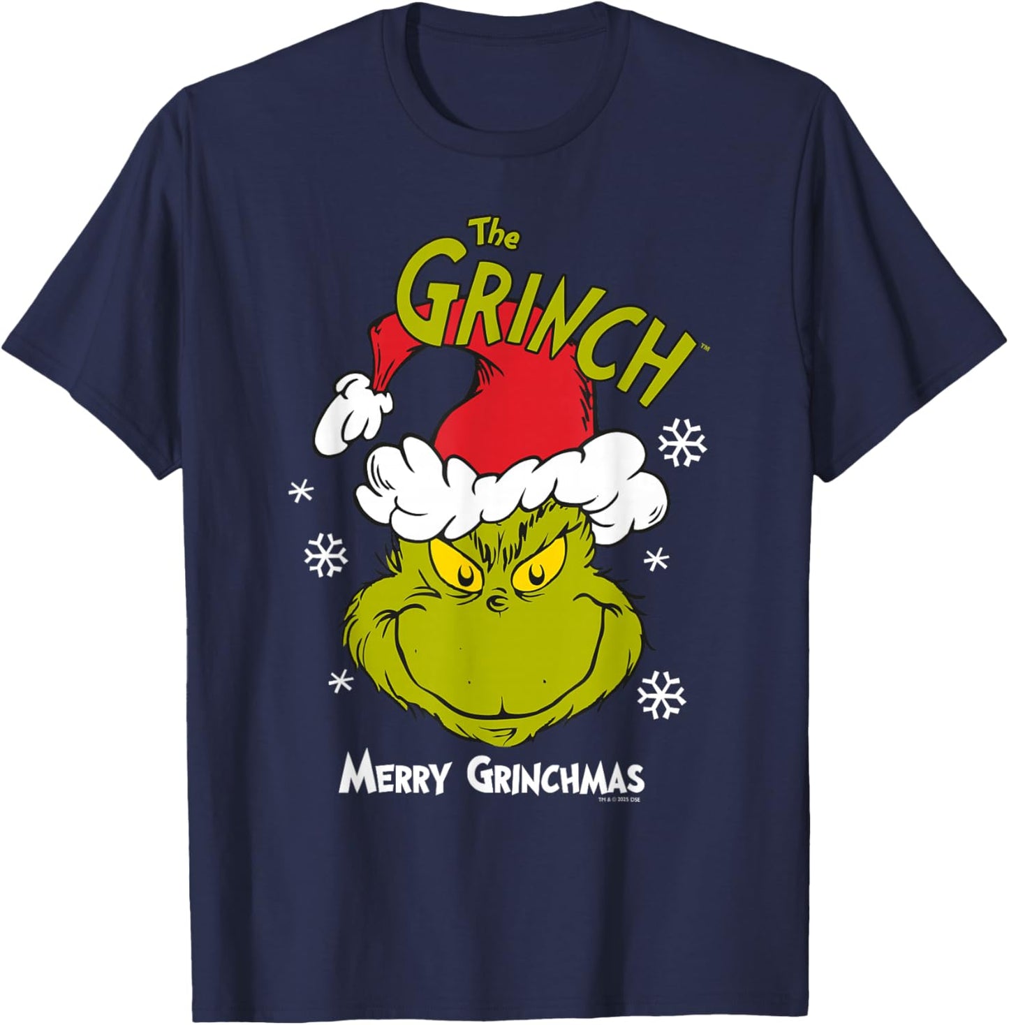The Grinch Merry Christmas Original T-Shirt - T-Shirt | Navy