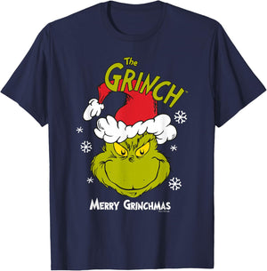 The Grinch Merry Christmas Original T-Shirt - T-Shirt | Navy