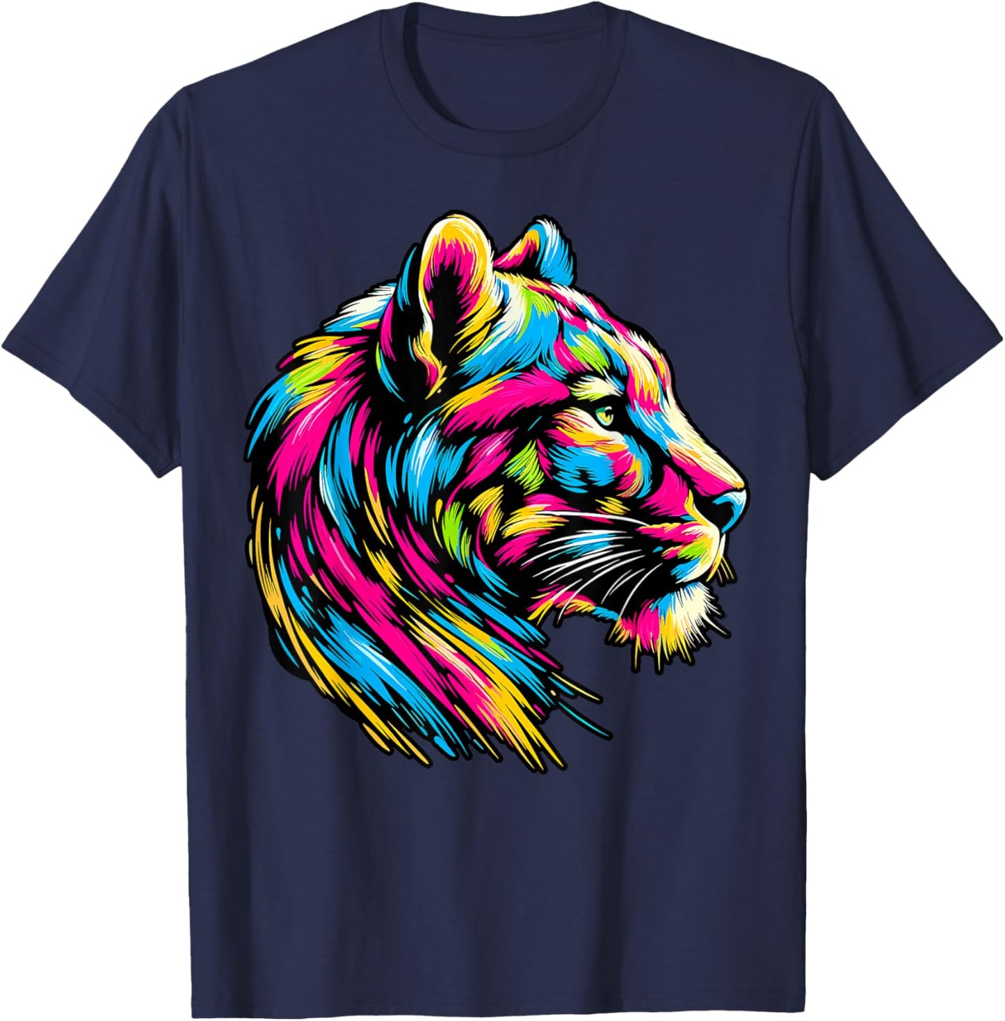 Colorful Puma T-Shirt - T-Shirt | Navy