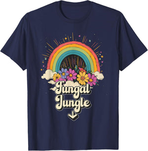 Inappropriate Fungal Jungle Embarrassing Adult Humor T-Shirt - T-Shirt | Navy