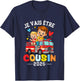 Child Gift Future Cousin 2026 soon Cousin Announcement Pregnancy T-Shirt - T-Shirt | Navy