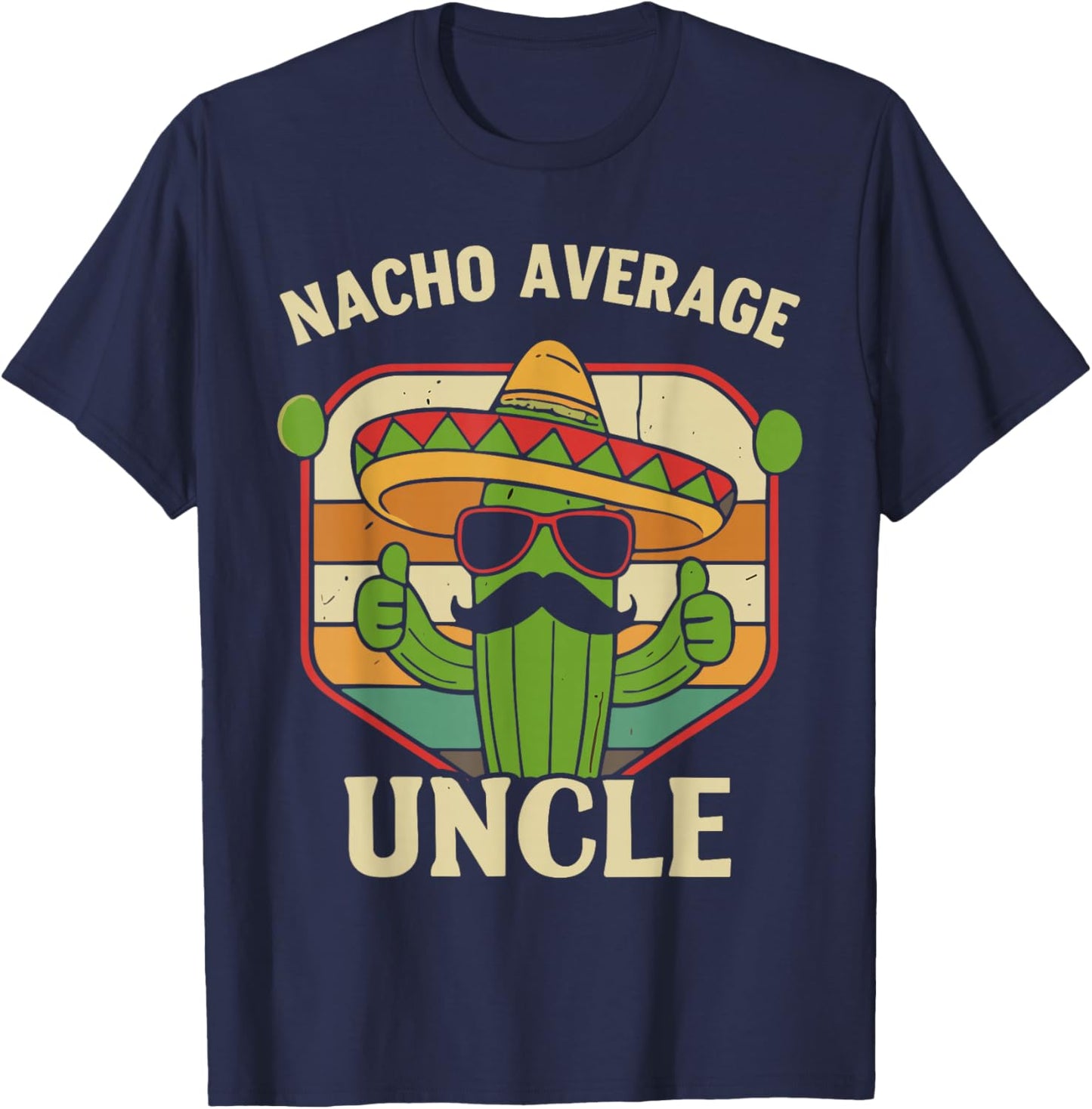 Retro Favorite Uncle Shirt, Vintage Best Uncle Ever T-Shirt - T-Shirt | Navy
