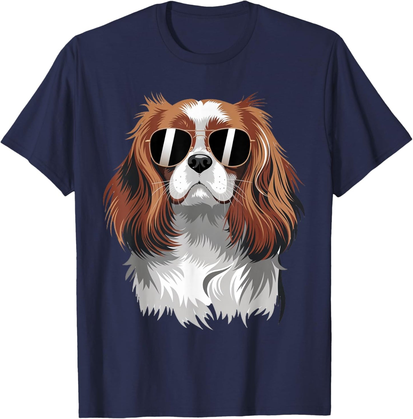 Funny Proud Cavalier King Charles Spaniel Dog T-Shirt - T-Shirt | Navy