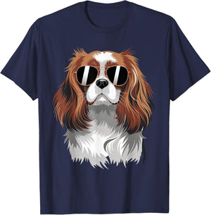 Funny Proud Cavalier King Charles Spaniel Dog T-Shirt - T-Shirt | Navy