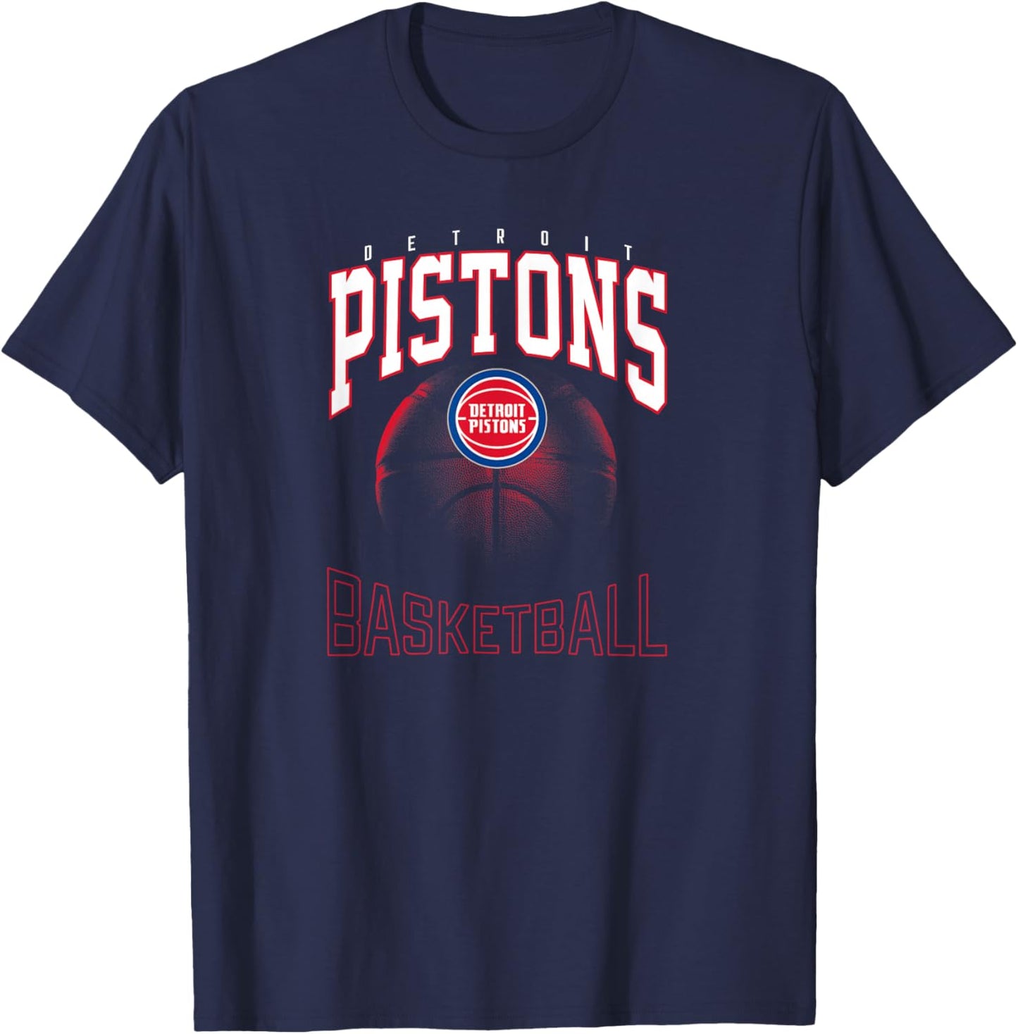 NBA Official Detroit Pistons X Files T-Shirt - T-Shirt | Navy